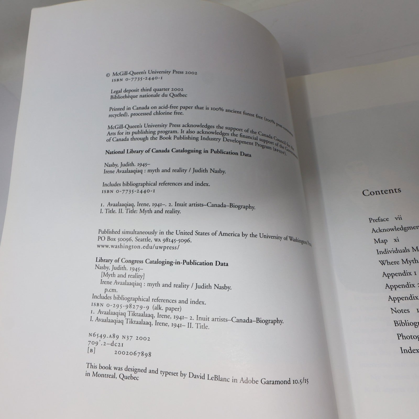 Irene Avaalaaqiaq Myth and Reality Judith Nasby Mcgill-Queens University Press