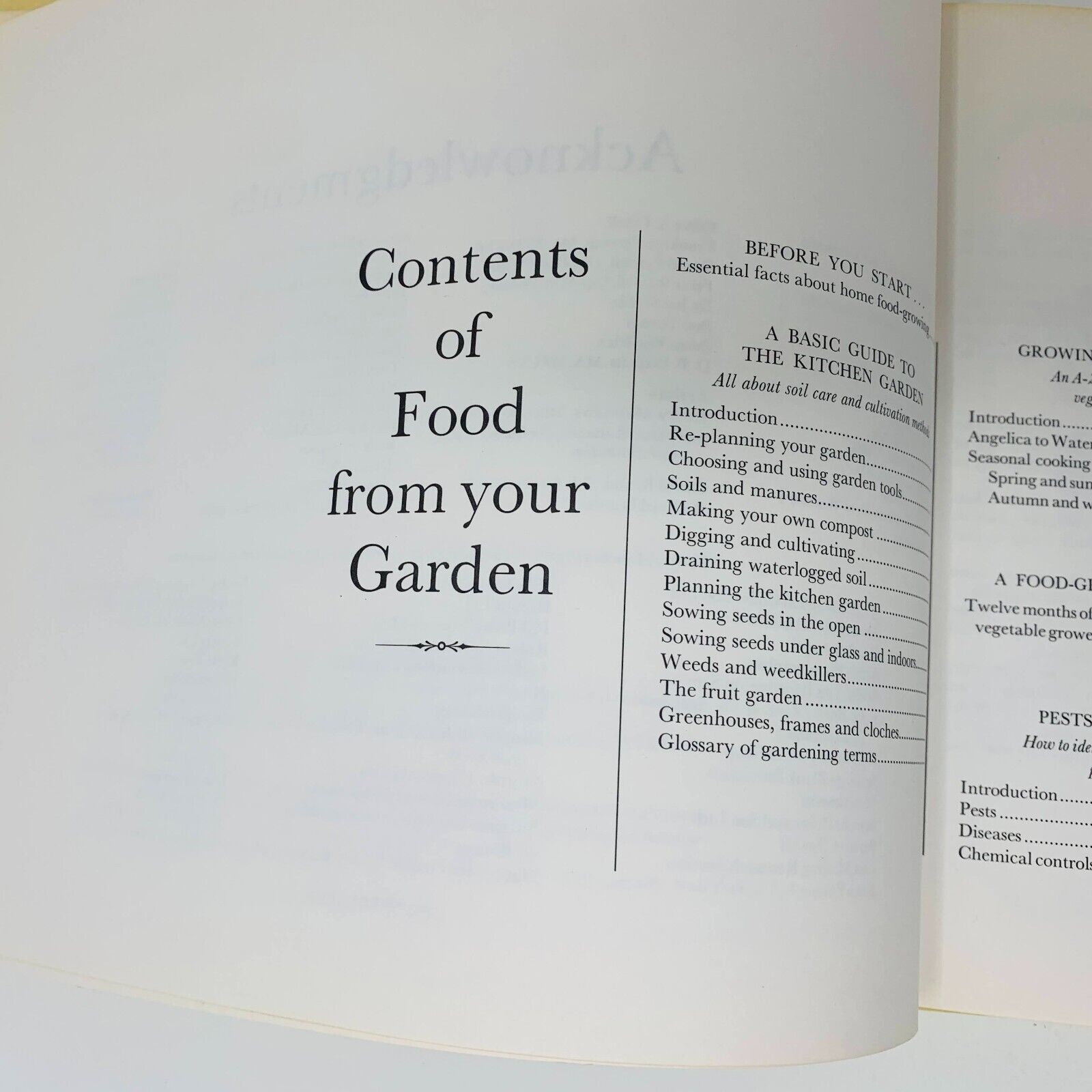 1977 Food From Your Garden Reader's Digest Grow Cook Preserve Fruit & Vegetables