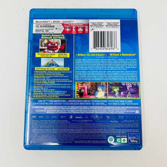 Sens Dessus Dessous/Inside Out Blu-ray + DVD Tested Bilingual English/Français
