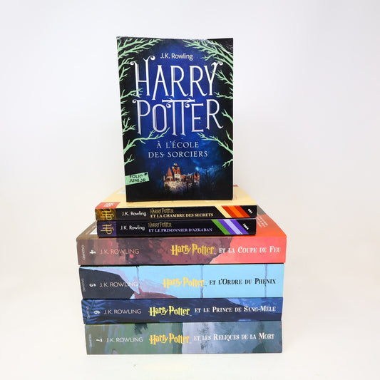 Harry Potter #1-7 Folio Junior Lot 7 Livres J. K. Rowling Gallimard Complète PB