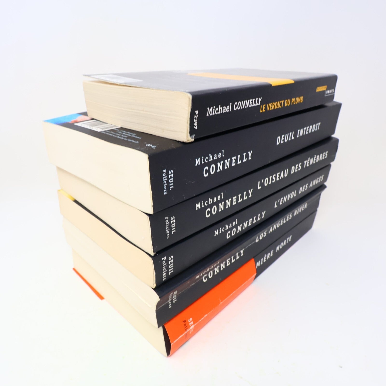 Michael Connelly Lot 6 Livres Deuil Interdit/Los Angeles River/Lumière Morte PB