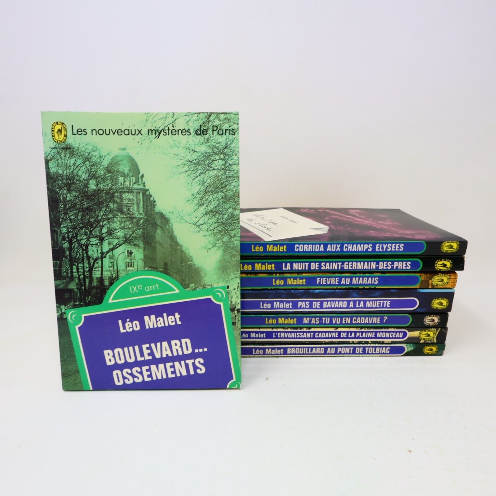 Nestor Burma Léo Malet Boulevard Ossements Fièvre au Marais Lot 8 Livres French
