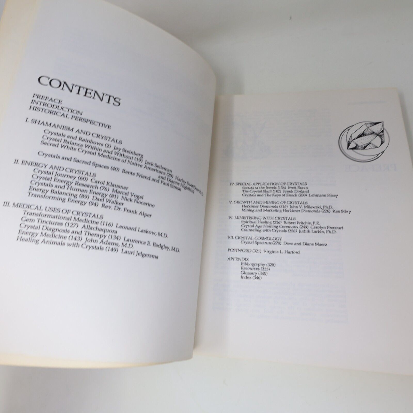 1987 The Crystal Sourcebook From Science To Metaphysics Milewski Harford PB 80s