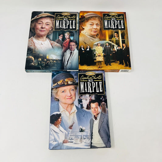 Agatha Christie Miss Marple Coffrets #2-3-4 DVD Français/French NTSC Lot Testés
