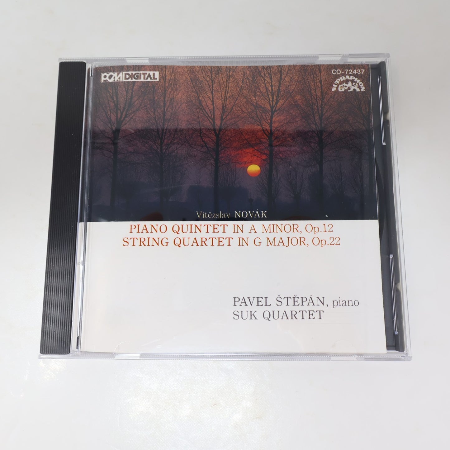 Viteslav Novak Piano Quintet Op 12/String Quartet Op 22 CD Pavel Stepan/Suk 1988