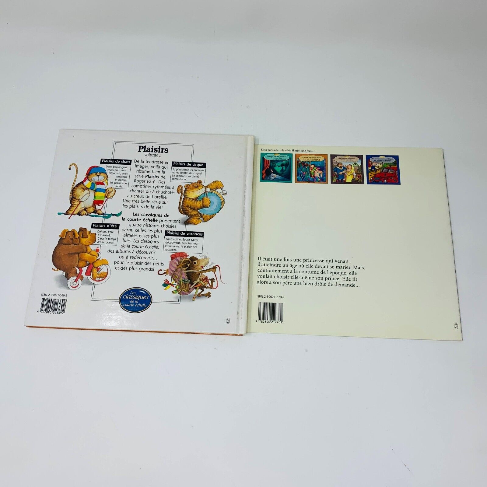 6x La Courte Échelle Lot de Livres Vintage pour Jeunes Enfants Français 70-90s