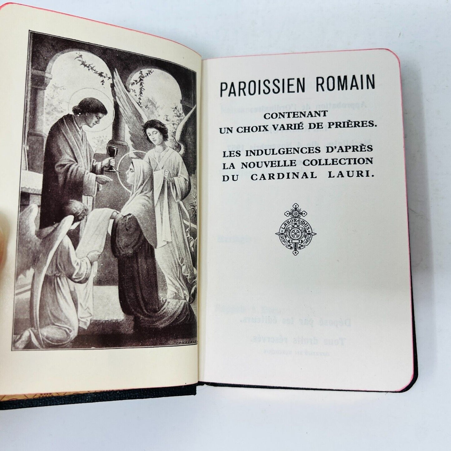 1957 Paroissien Romain Très Petit Format Proost Français Prières Cardinal Lauri