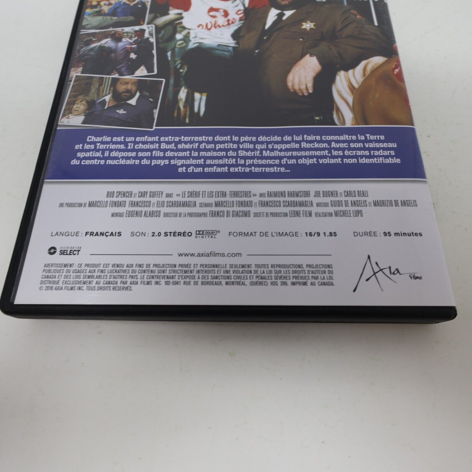 Le Sherif et Les Extra-Terrestres DVD Bud Spencer NTSC Region 1 Français Testé