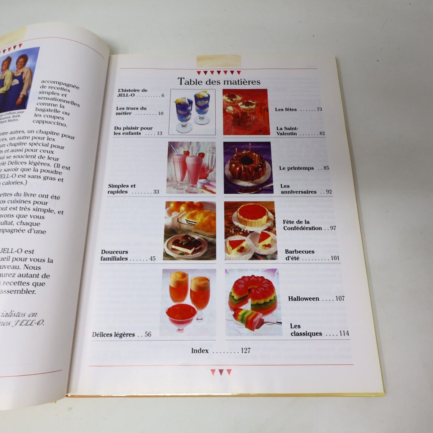 1997 La Magie de Jell-O Desserts et Goûters 100 Recettes Cuisine Boyer/Gingras