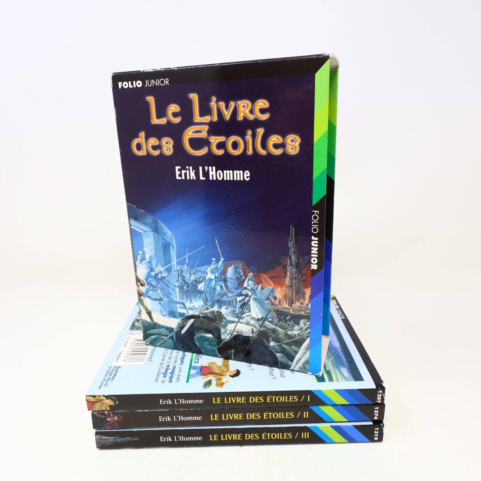 Lot 7 Livres Folio Junior Gallimard L'Ile Mystérieuse Livre des étoiles French