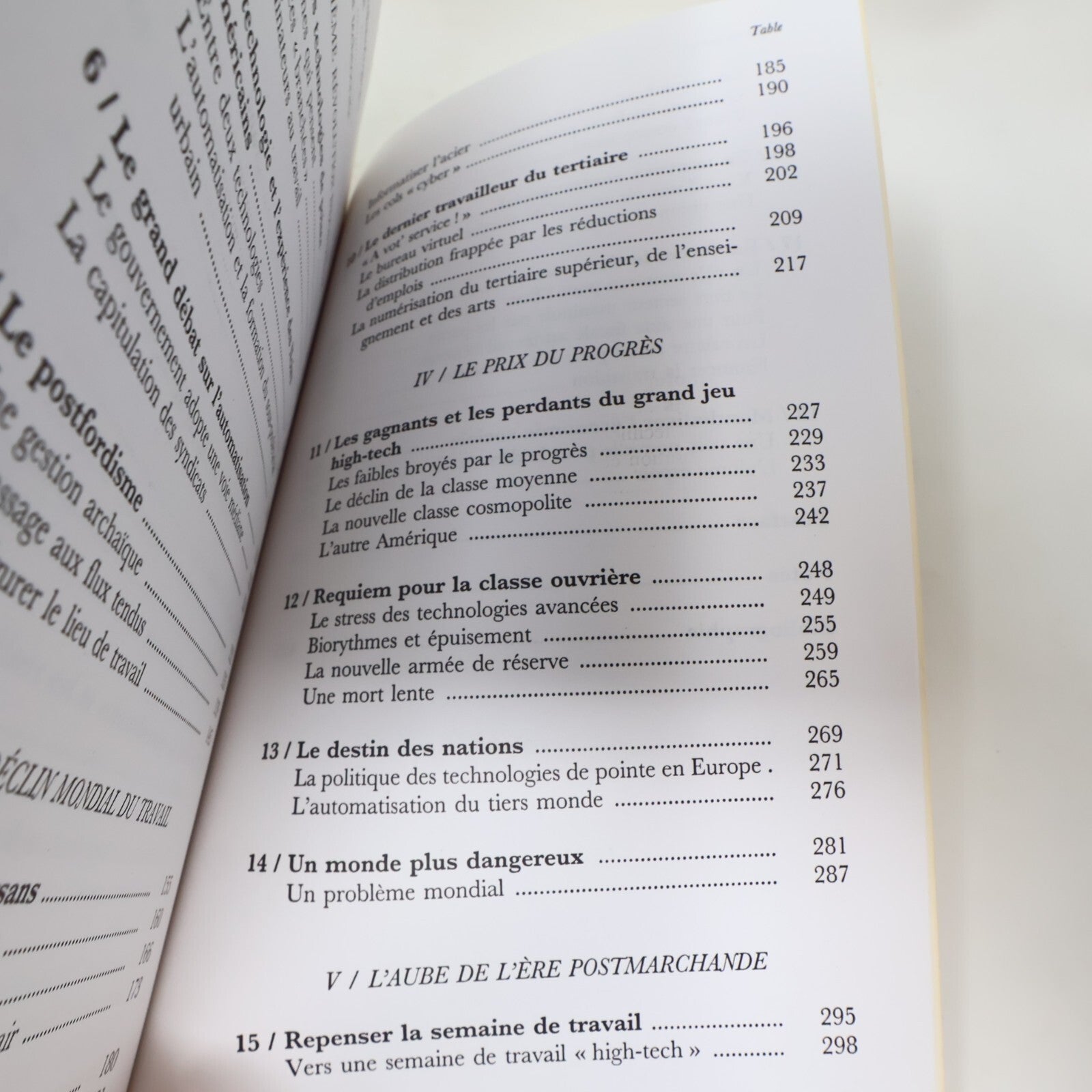 1996 La Fin du Travail Jeremy Rifkin Boréal Affaires Société Français Paperback