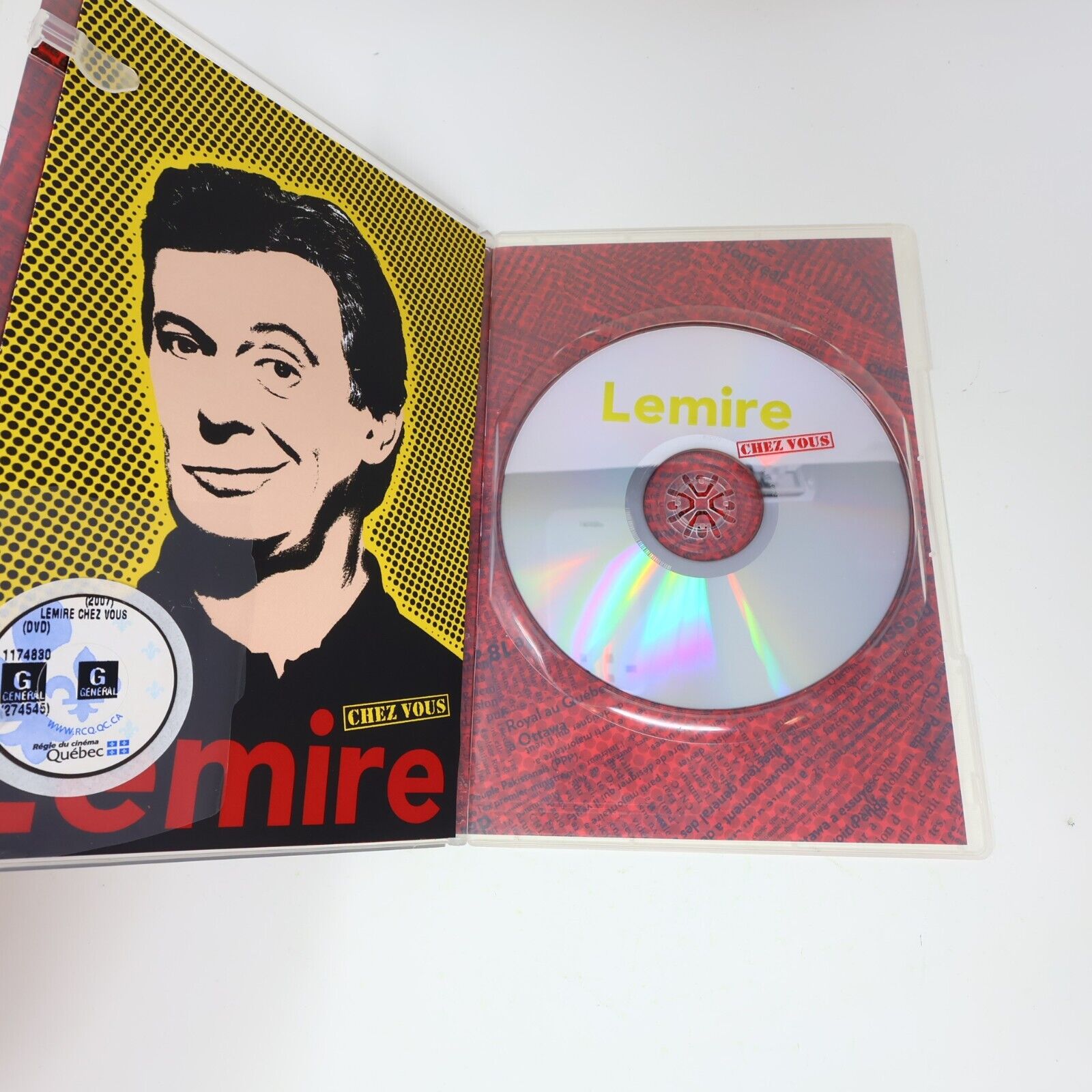 Daniel Lemire Chez Vous 8ième Spectacle Humour Humoriste Québec DVD NTSC Testé