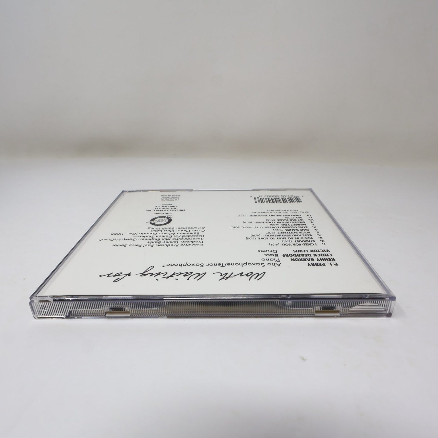 Worth Waiting For P.J. Perry CD Jazz Alliance 1991 Bop TJA-10007 90s