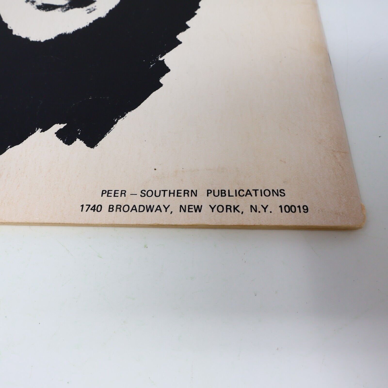 1964 Edith Piaf Album Commémoratif Peer Southern Paperback Songbook Partitions