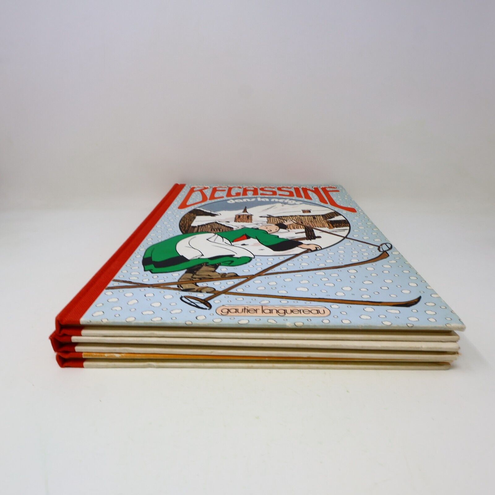 Bécassine Mobilisée Voyage Neige Lot 3 Bandes dessinées Caumery Français 80s HC