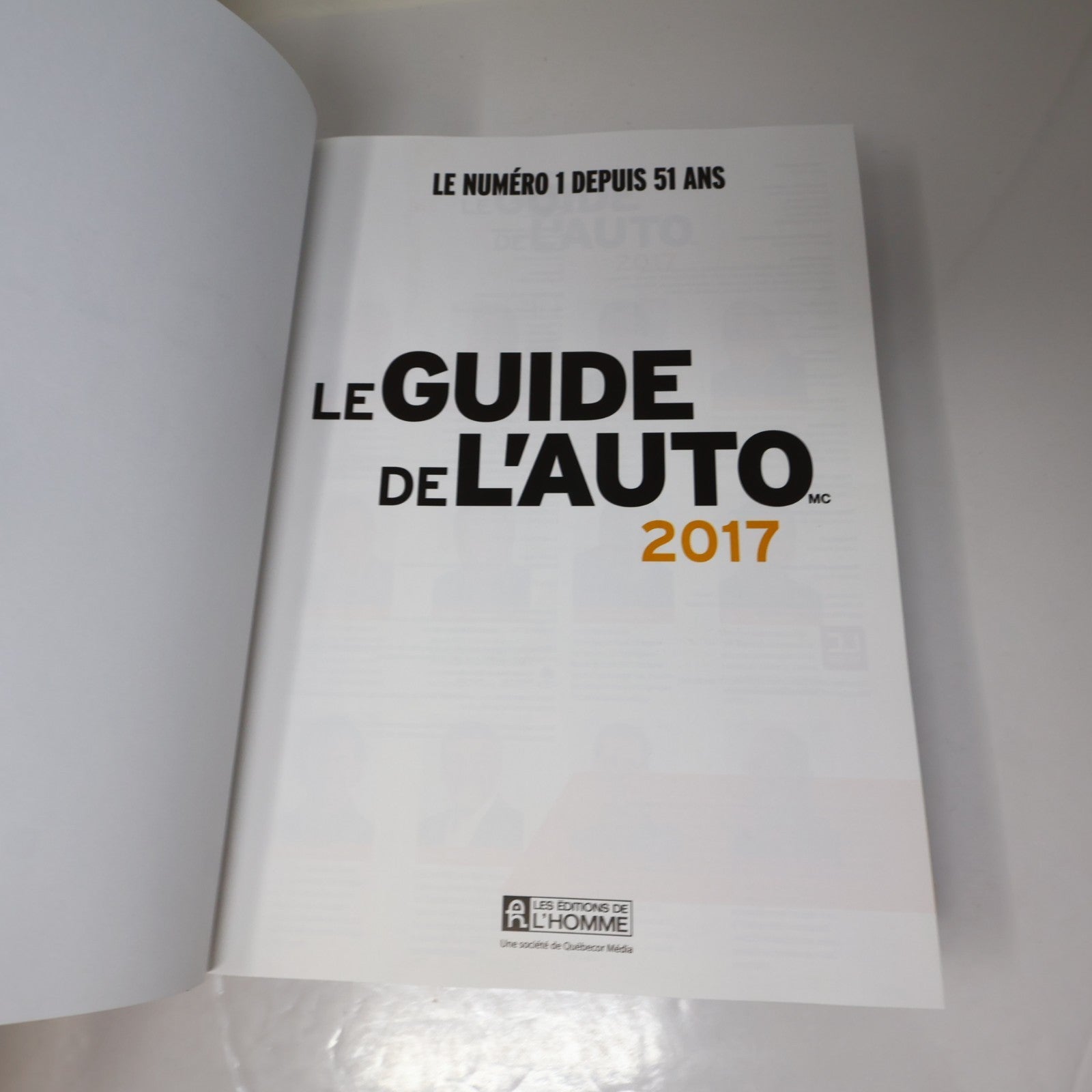 Le Guide de l'Auto 2017/2018 Lot 2 Livres Duquet/Gélinas Transports Automobile