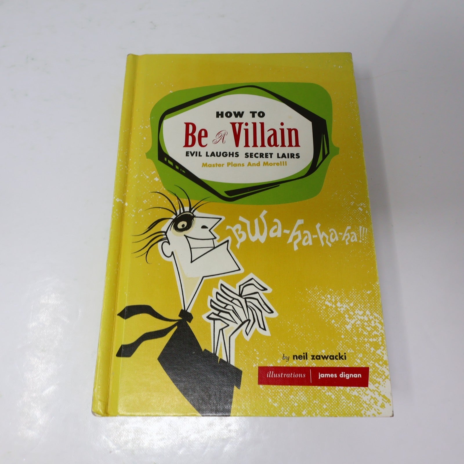 The Villain's Guide to Better Living/How to Be a Villain 2 Books Lot Zawacki HC