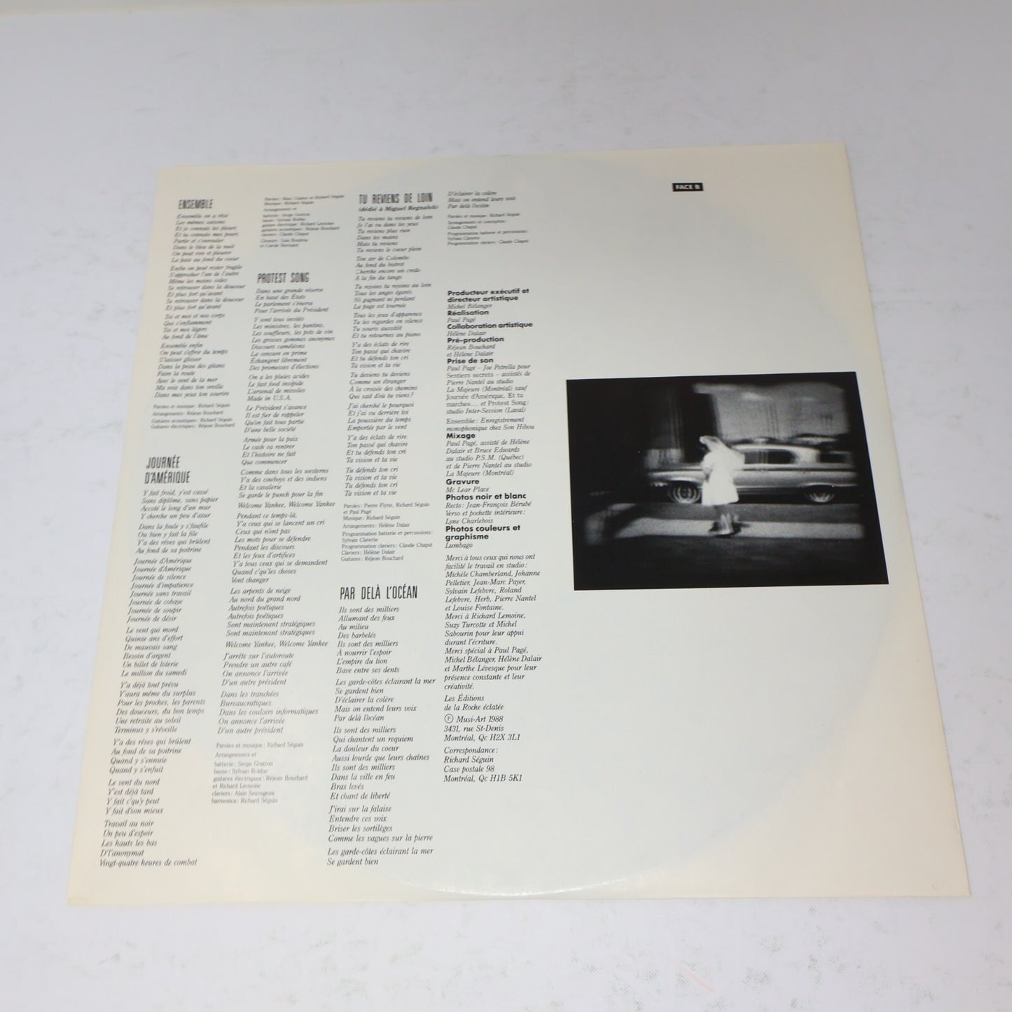 Richard Séguin Lot 3 Disques Festin D'Amour/Journée D'Amérique/Récolte De Rêves