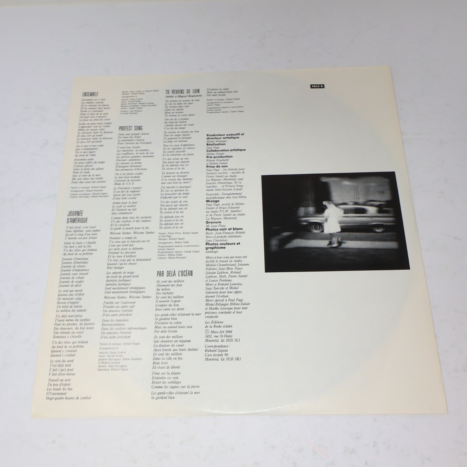 Richard Séguin Lot 3 Disques Festin D'Amour/Journée D'Amérique/Récolte De Rêves