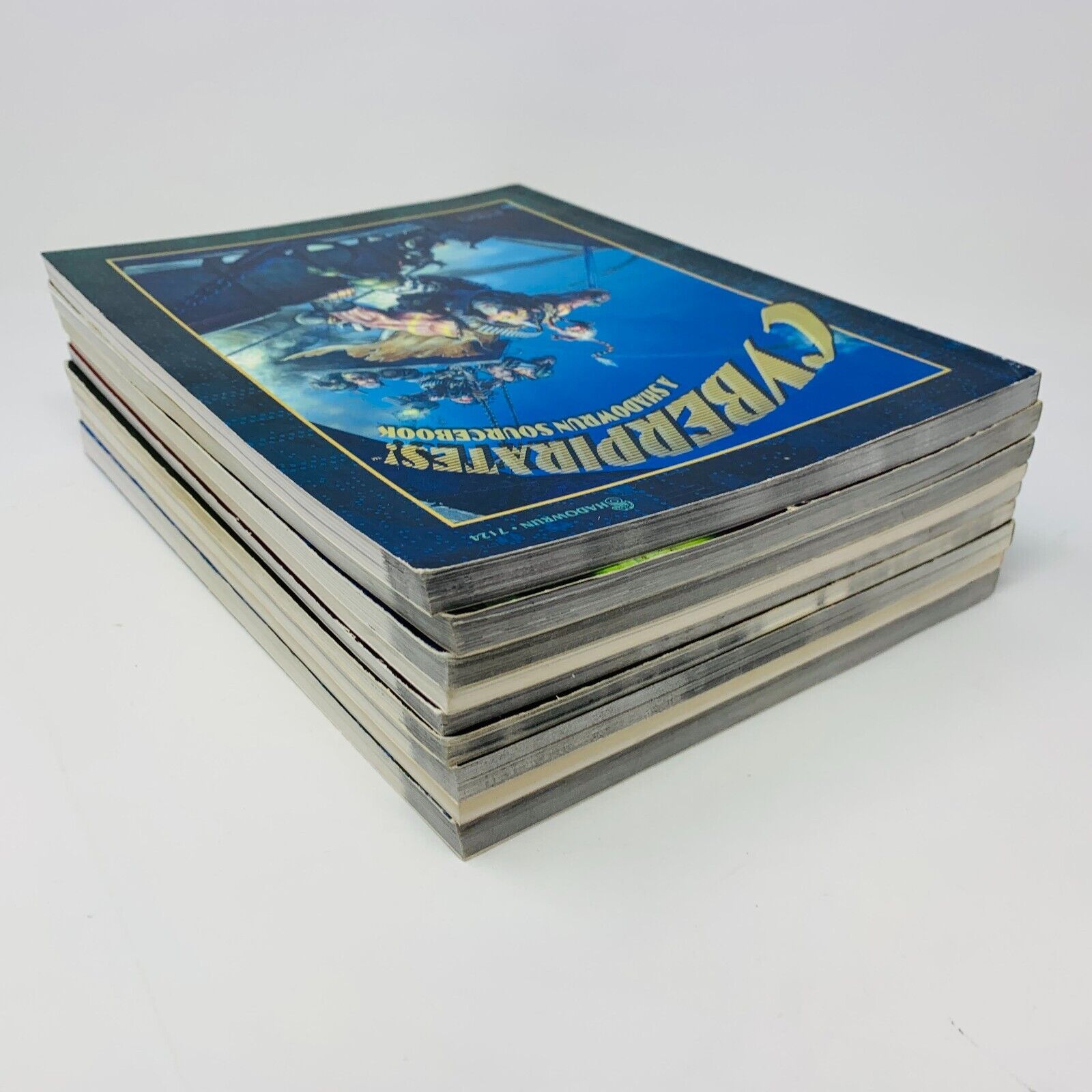 9x Shadowrun RPG Books Lot Sourcebook Companion Man Machine Cyberware 90-2000s