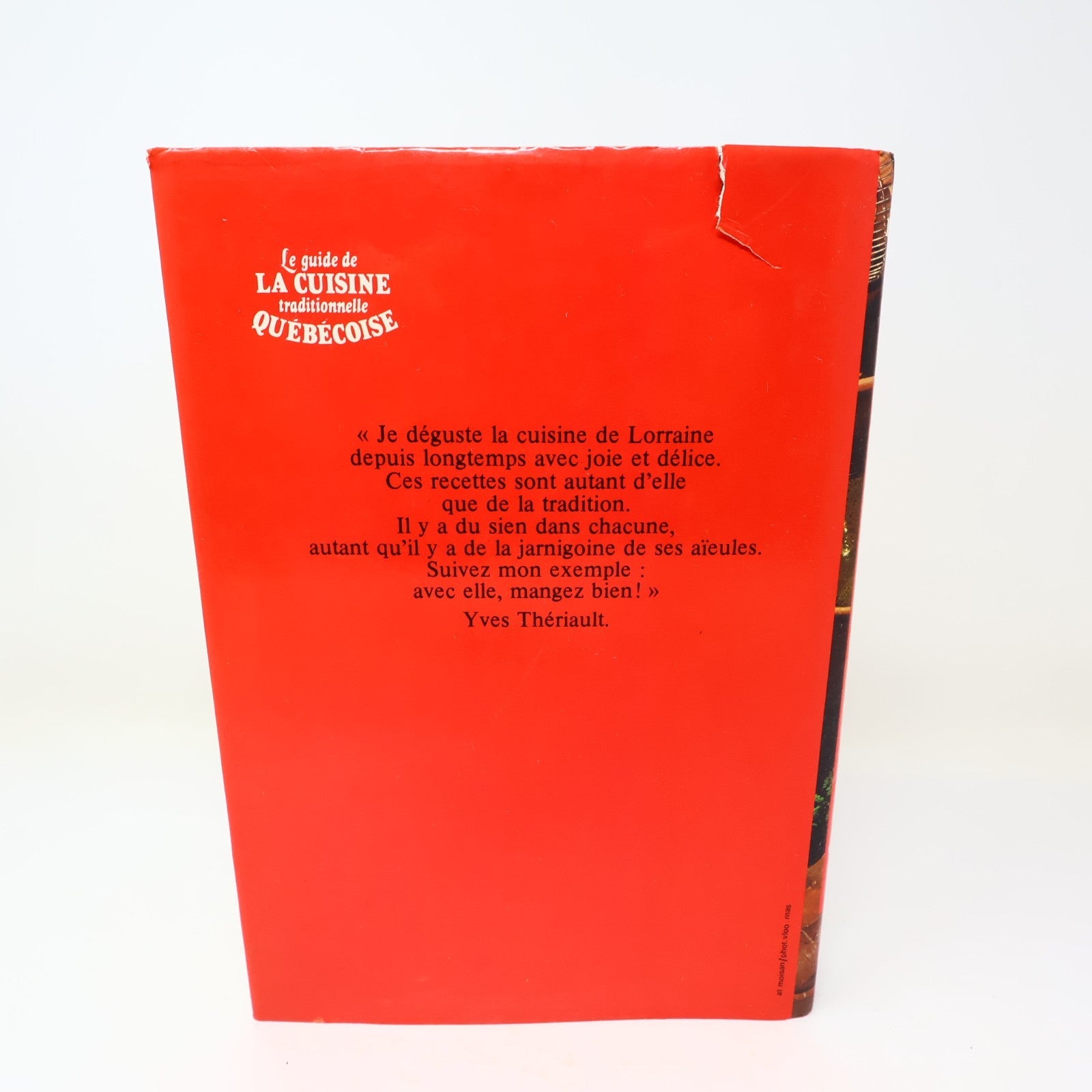 Le Guide de la Cuisine Traditionnelle Québécoise Lorraine Boisvenue 1981 HC BCE
