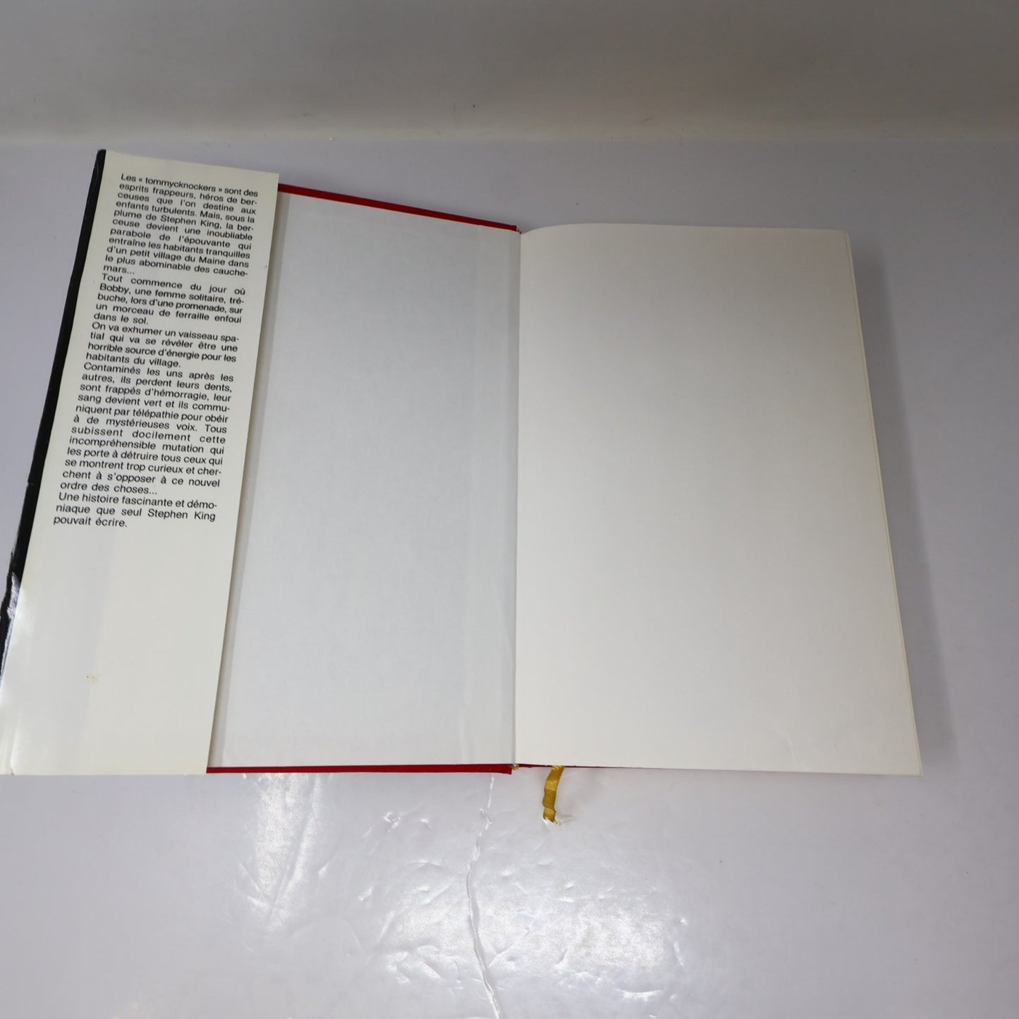 Les Tommyknockers Stephen King France Loisirs 1991 HC DJ Français French Horror