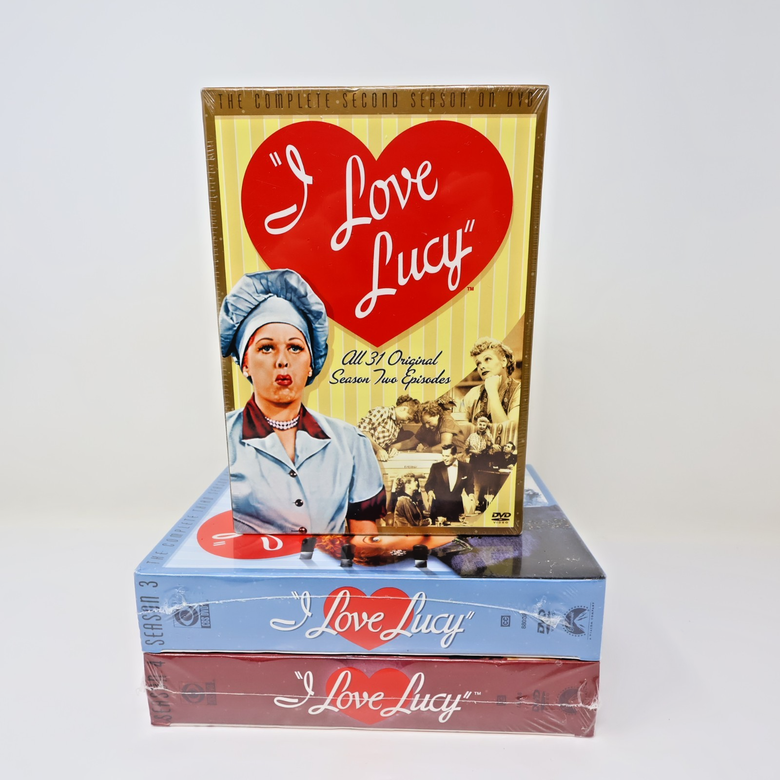 I Love Lucy Seasons #2-3-4 DVD Lot Factory Sealed NTSC Like New Lucille Ball