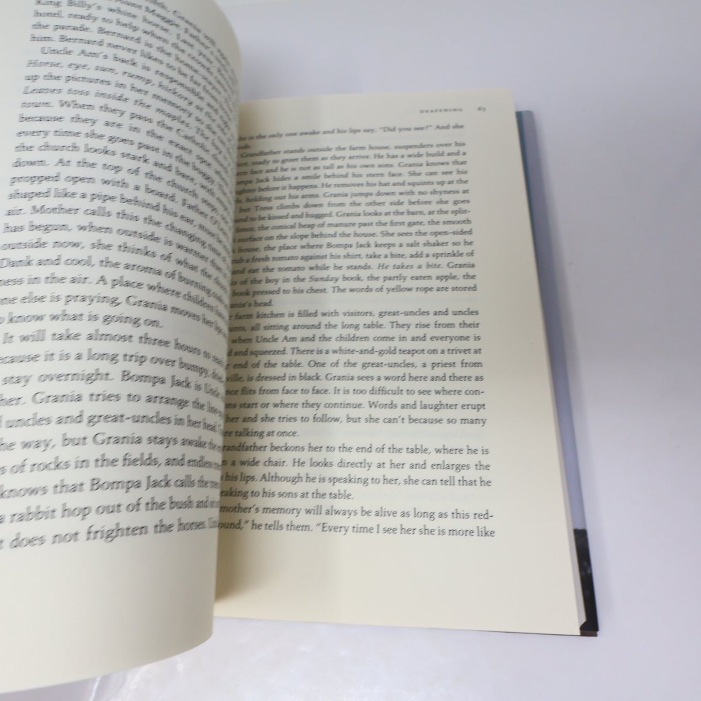 Deafening Frances Itani 2003 First Edition Signed WWI Historical Fiction Harper