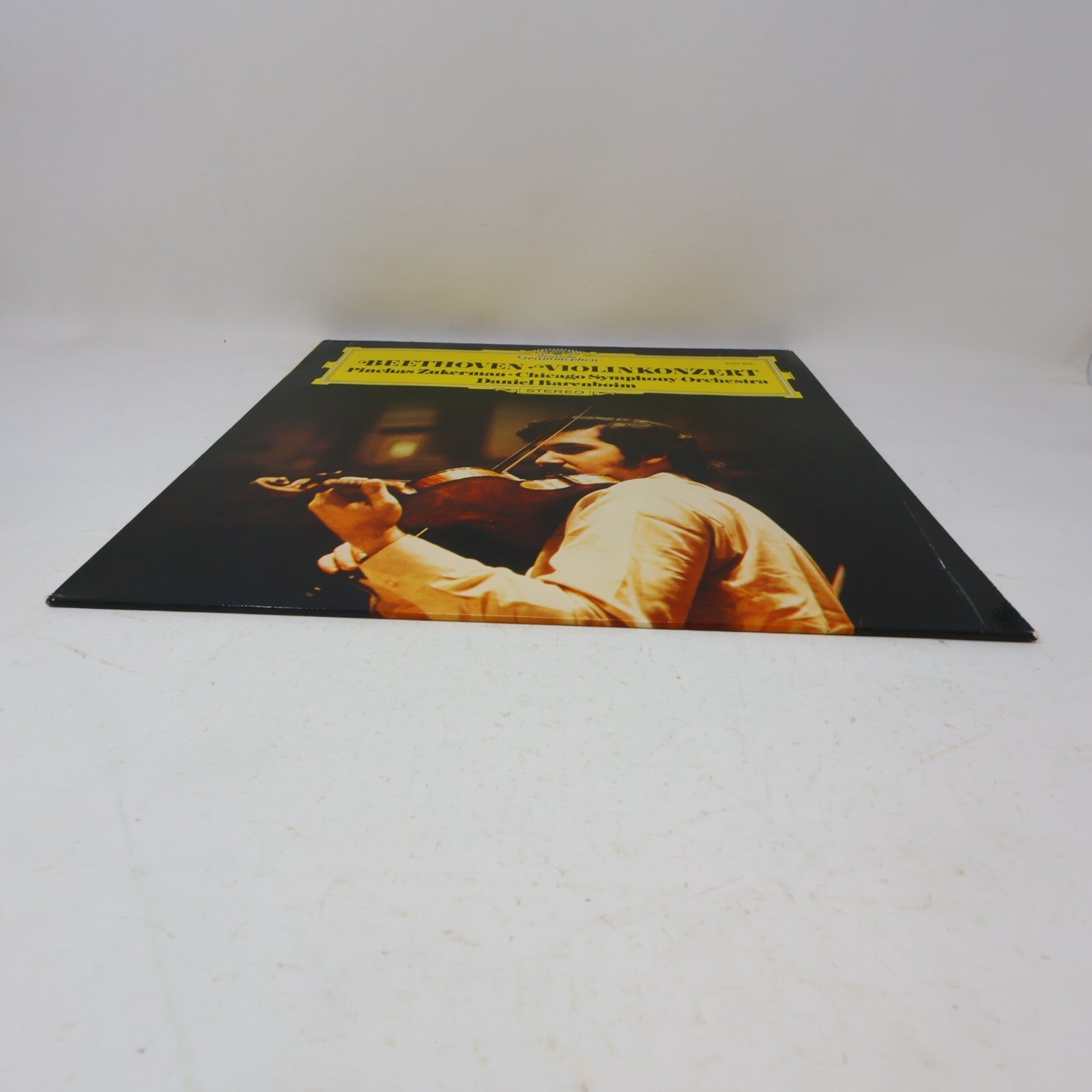 Beethoven Pinchas Zukerman Violinkonzert Chicago Barenboim LP Record 2530 903
