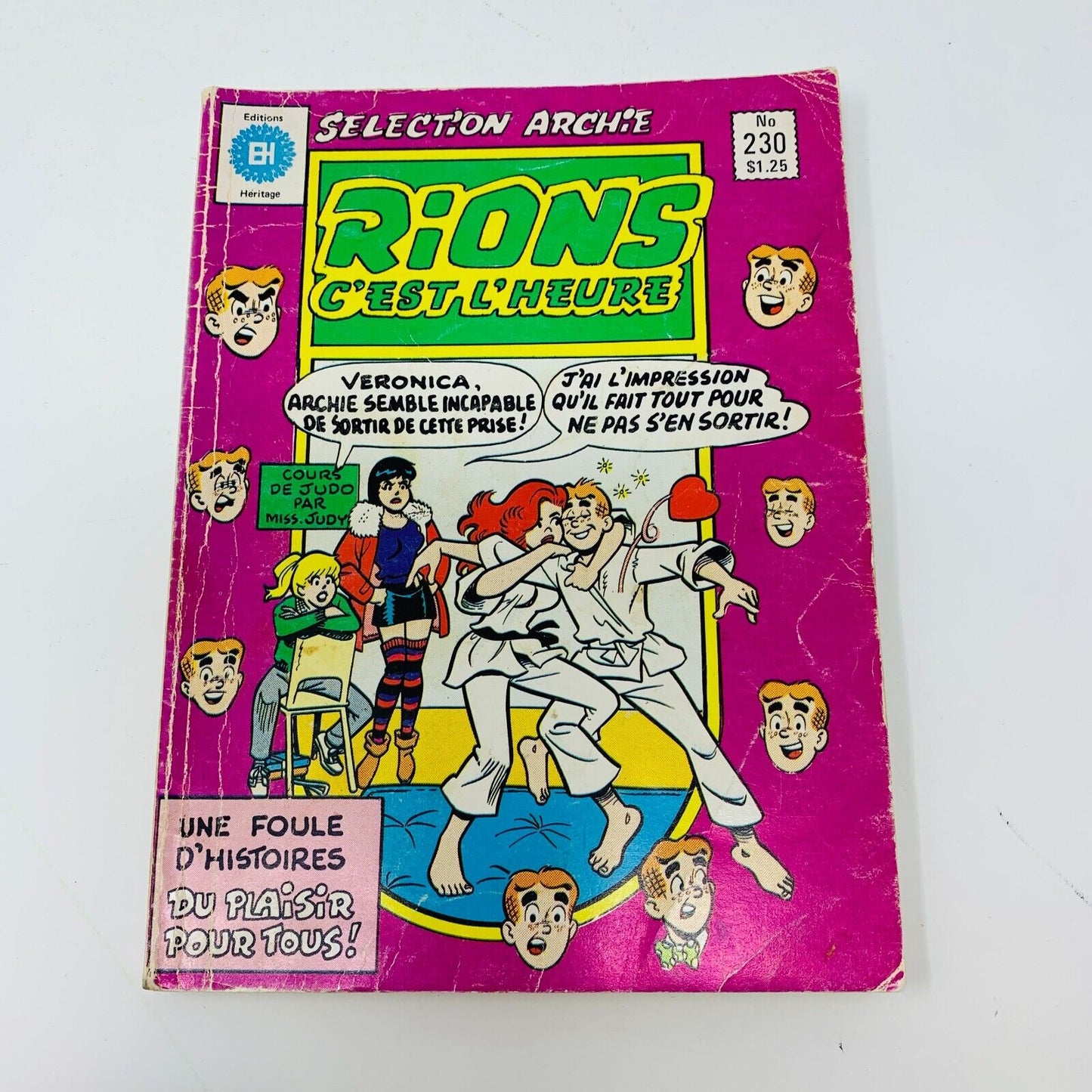 7x Sélection Archie Rions c'est l'Heure Jughead French Français EH Comic Lot 80s