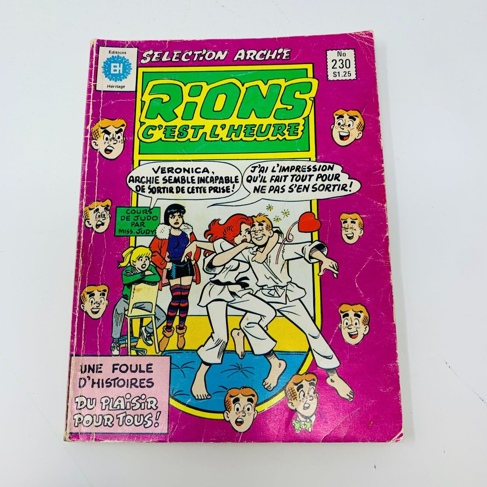 7x Sélection Archie Rions c'est l'Heure Jughead French Français EH Comic Lot 80s