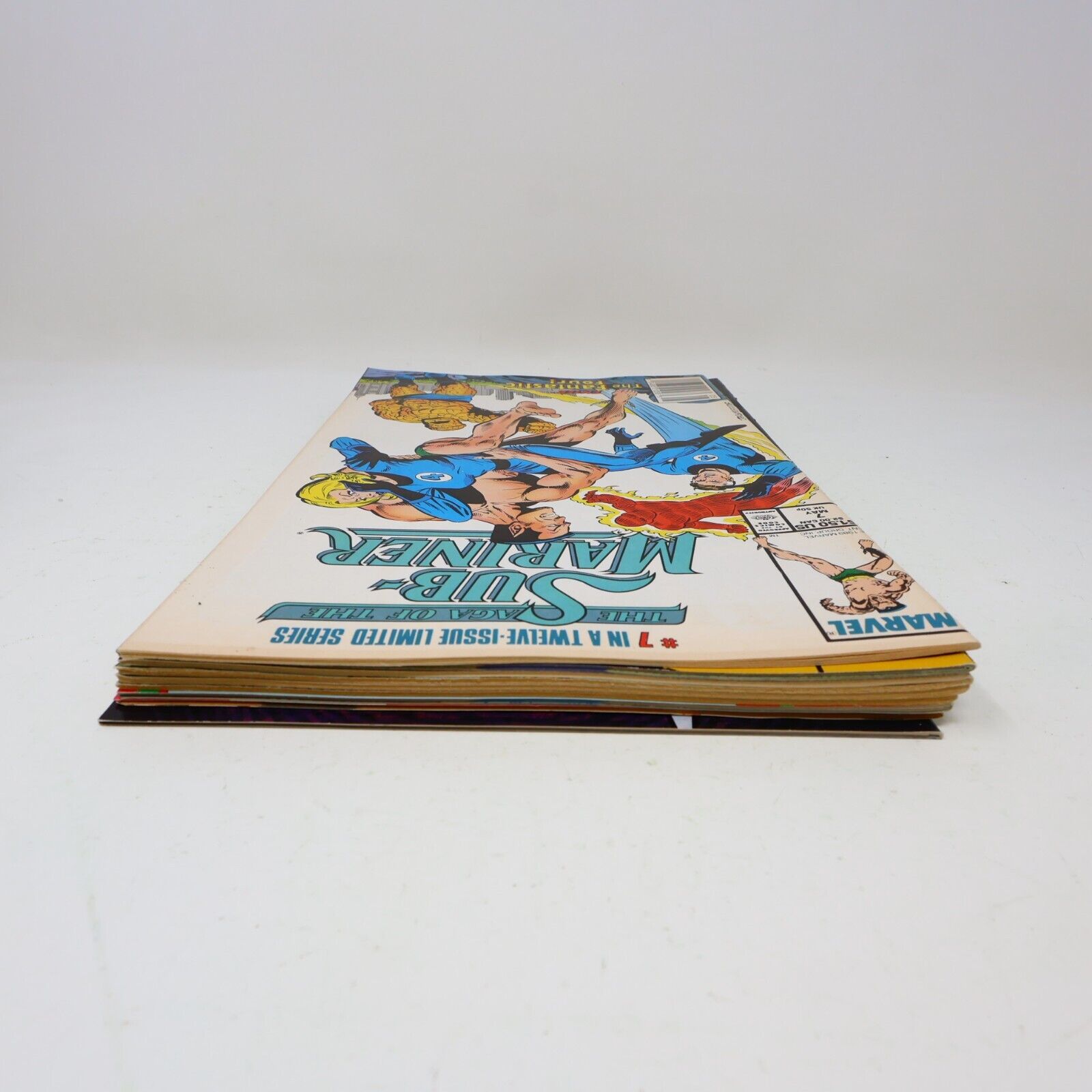 Lot of 9 Mixed Marvel Comics Psi Force Saint Sinner Sub-Mariner Deathlok 1989-93