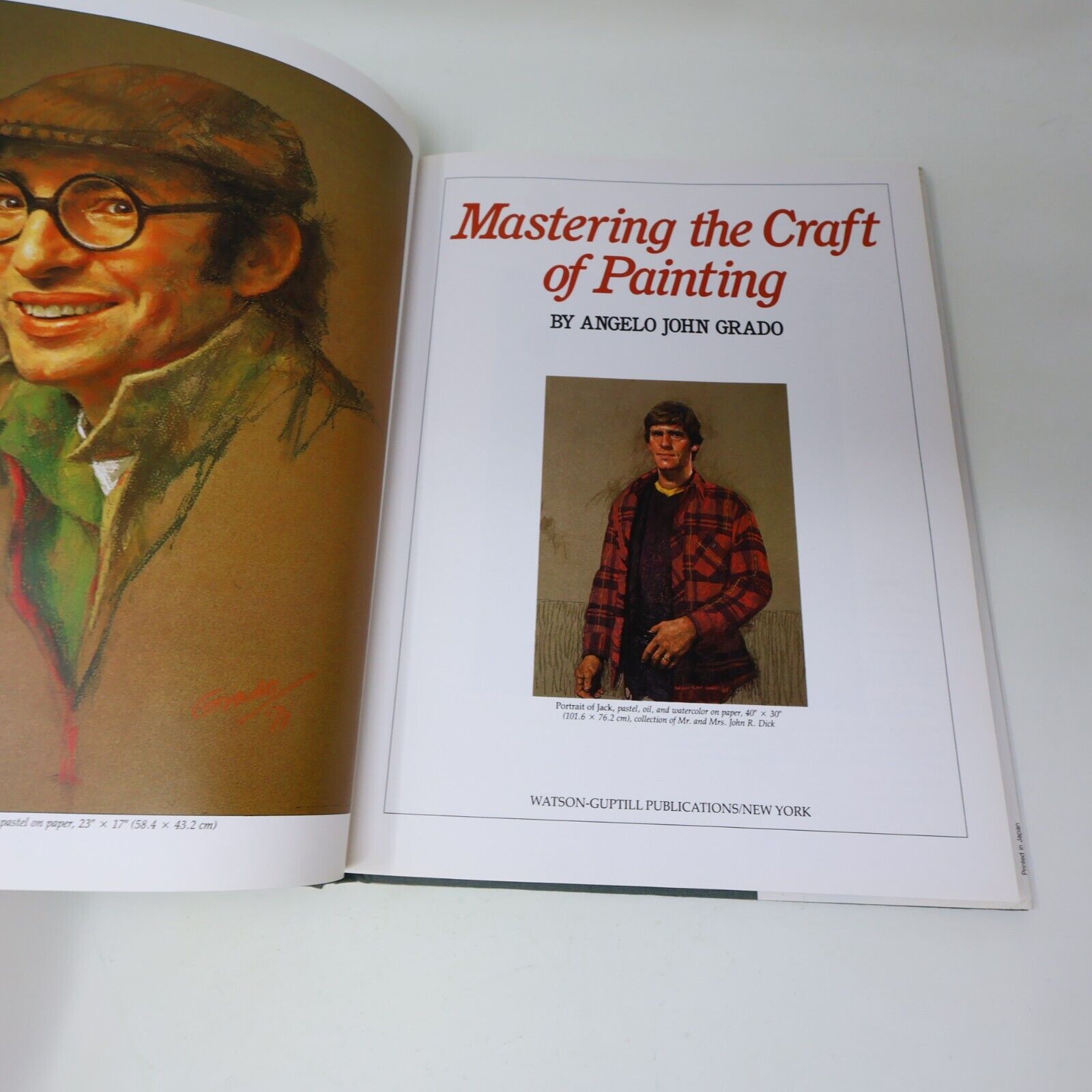 1985 Mastering the Craft of Painting Angelo John Grado Arts 1st Print Hardcover