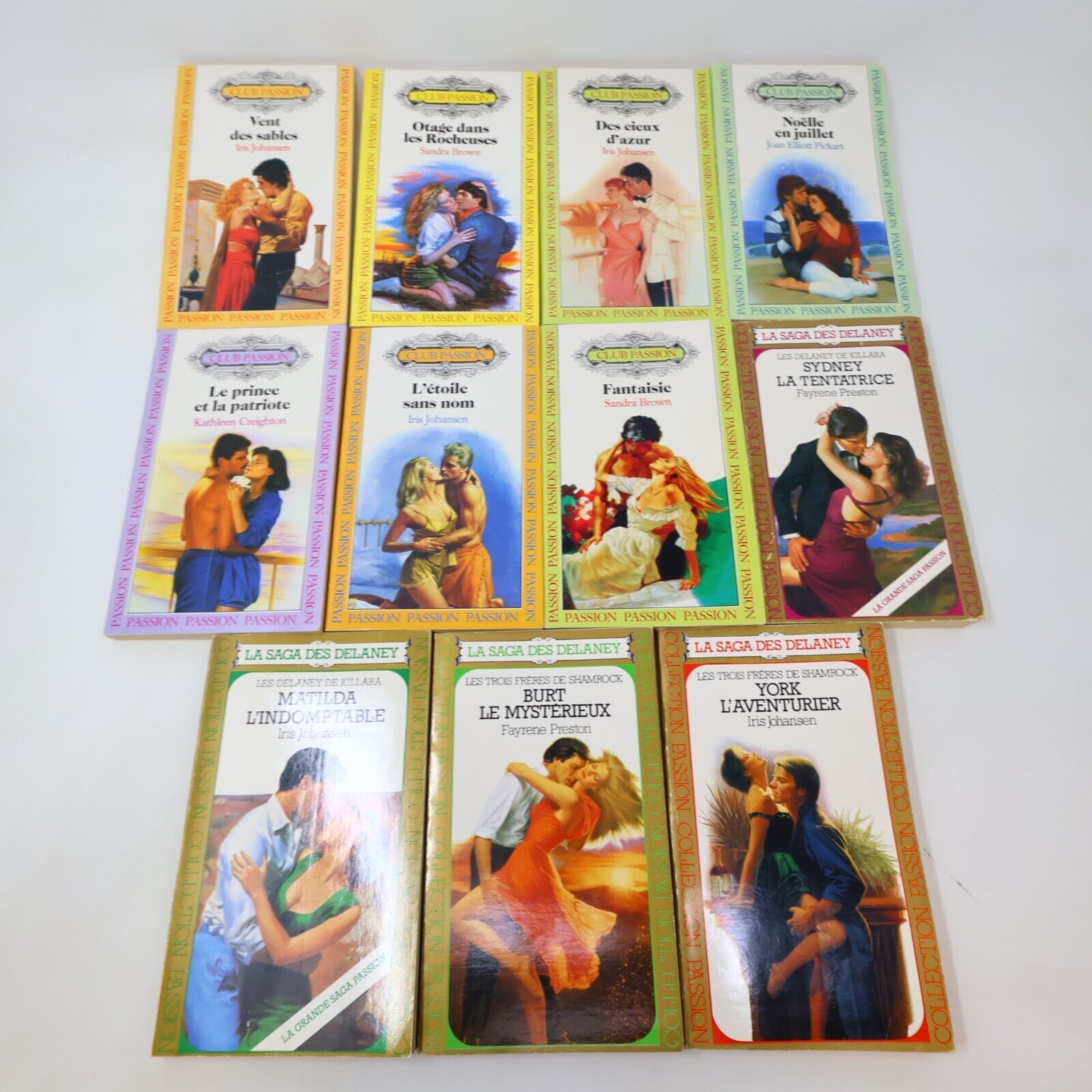 Collection Passion Club Femme Romance Vintage 1980s-90s Lot 61 Livres Français