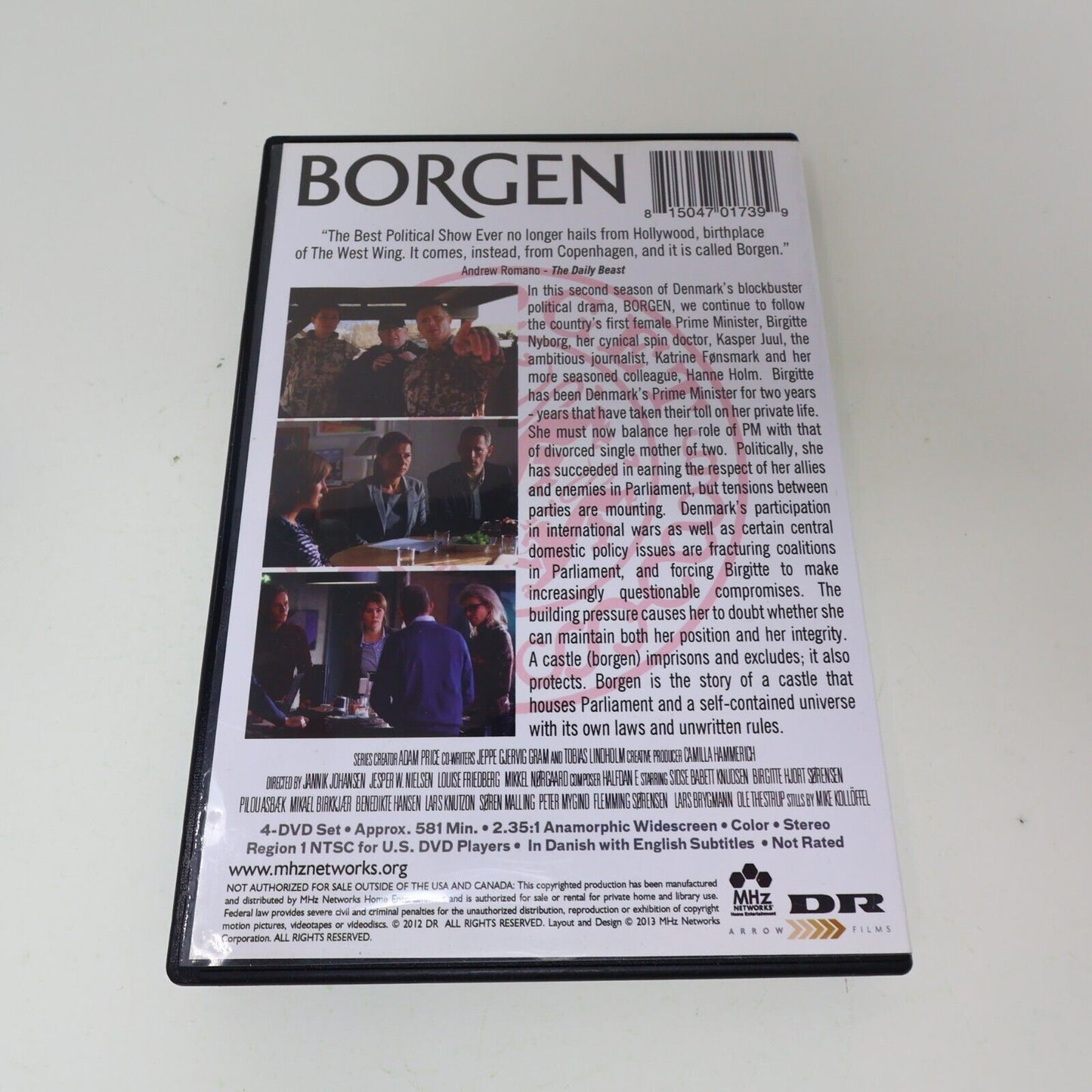 Borgen Season 2 DVD Tested NTSC Region 1 Danish with English Subtitles MHZ 2013