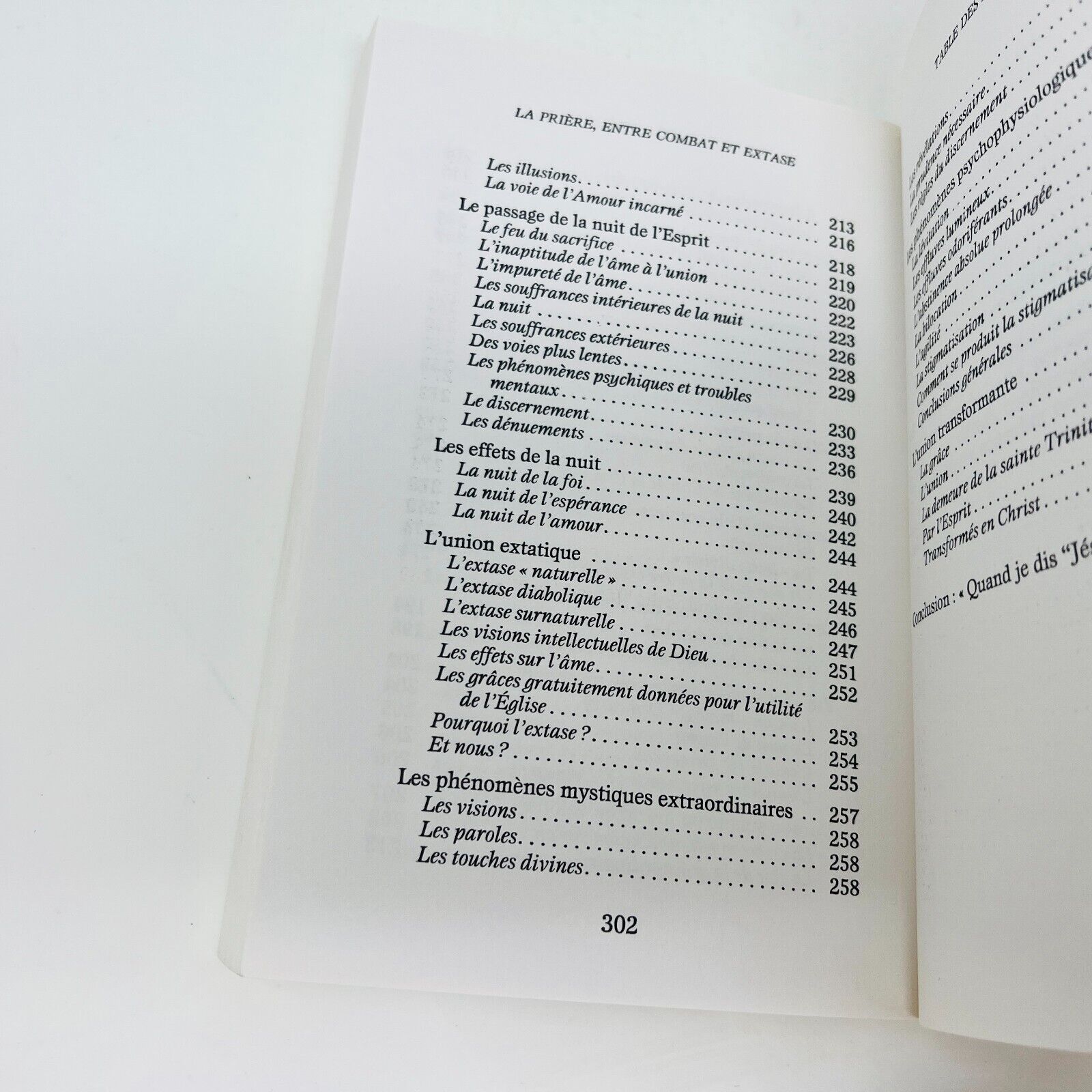 Vers la Maturité Spirituelle/La Prière entre Combat et Extase par Un Chartreux