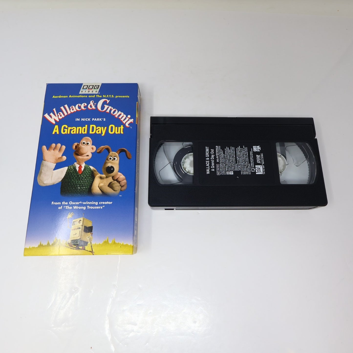 Wallace & Gromit Box Set VHS BBC NTSC Wrong Trousers/A Close Shave/Grand Day Out