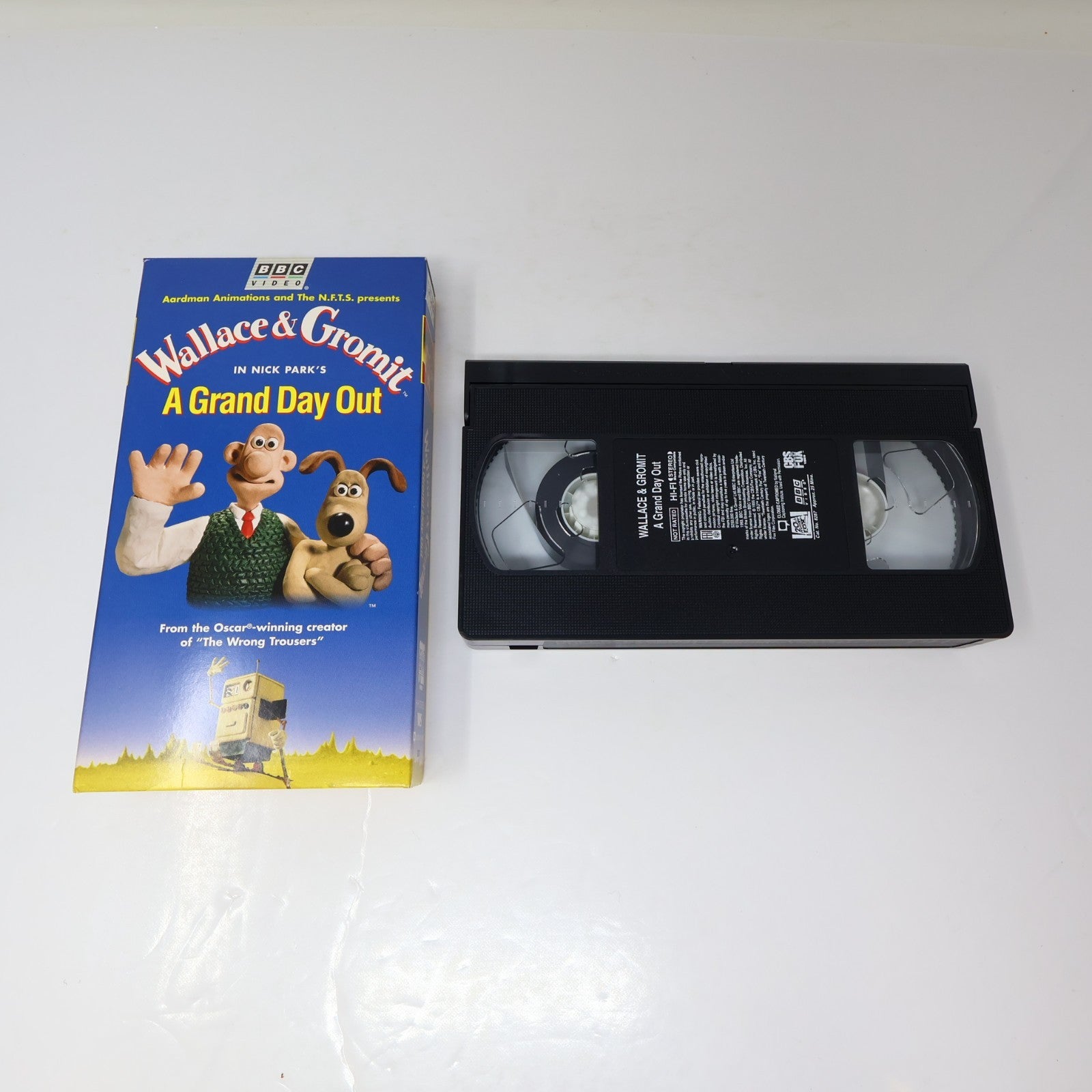 Wallace & Gromit Box Set VHS BBC NTSC Wrong Trousers/A Close Shave/Grand Day Out