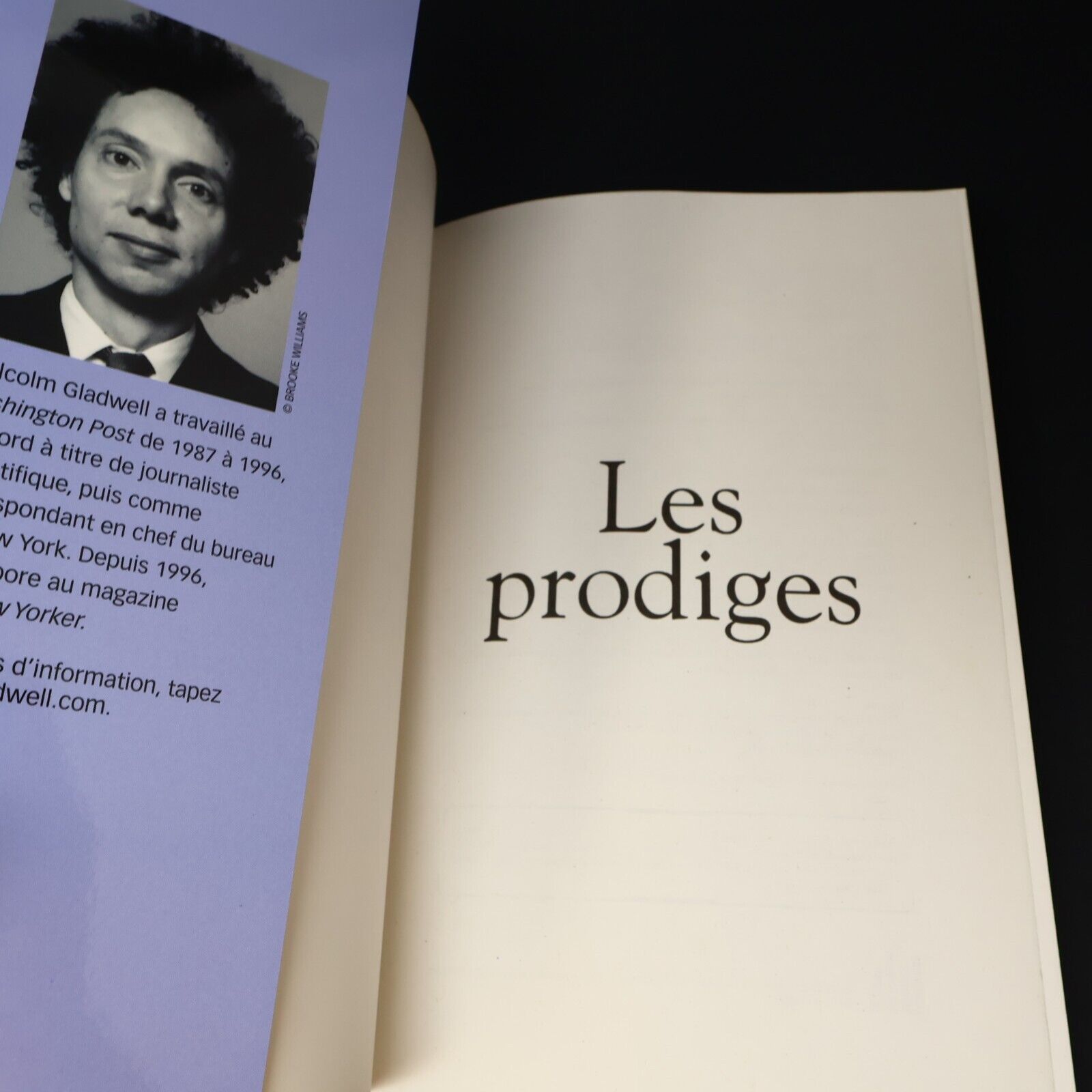 Lot 2 Livres Les Prodiges & Le Point de Bascule de Malcolm Gladwell Affaires