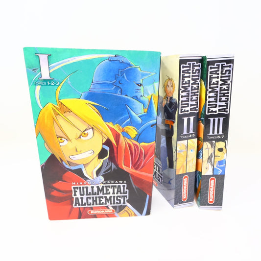 Fullmetal Alchemist Steel Edition 1-3 Lot Manga Kurokawa Hiromu Arakawa Francais