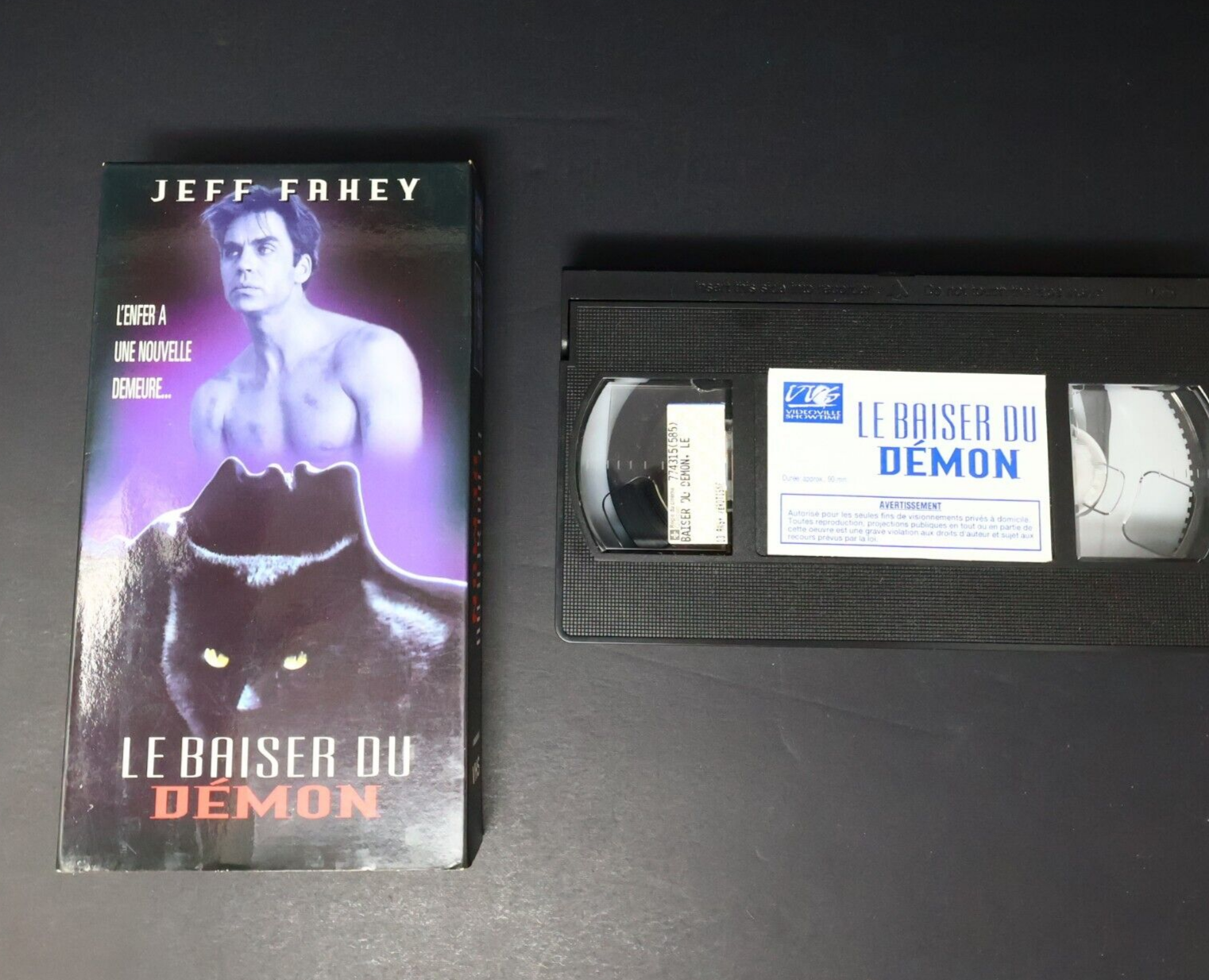 1998 Le Baiser du Démon VHS Testé Français Jeff Fahey Serpent's Lair in French