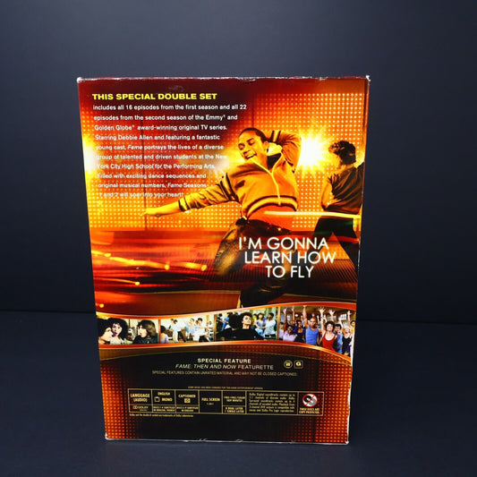 Fame Seasons 1 & 2 DVD Tested 2009 7-Disc Set NTSC Region 1  Full Screen English