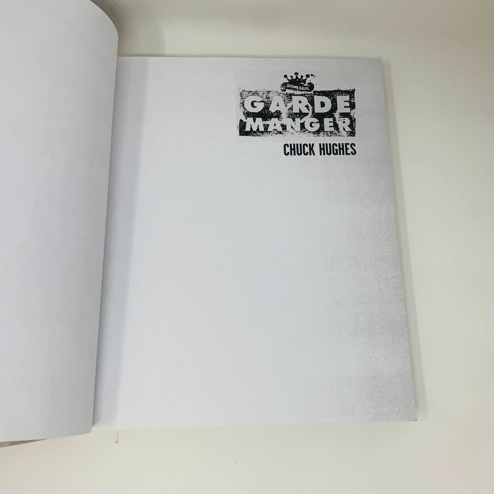 2010 Garde Manger Livre de Recettes Cuisine La Presse Chuck Hughes Français PB