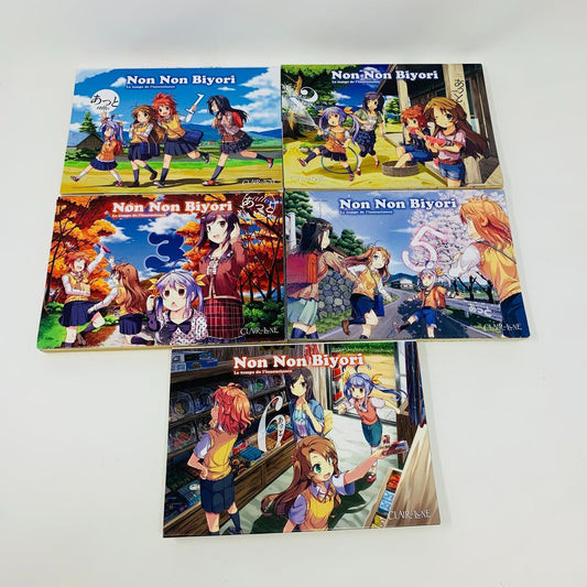 5x Non Non Biyori #1-2-3 5-6 Clair de Lune Mangas French Français Atto Lot Set