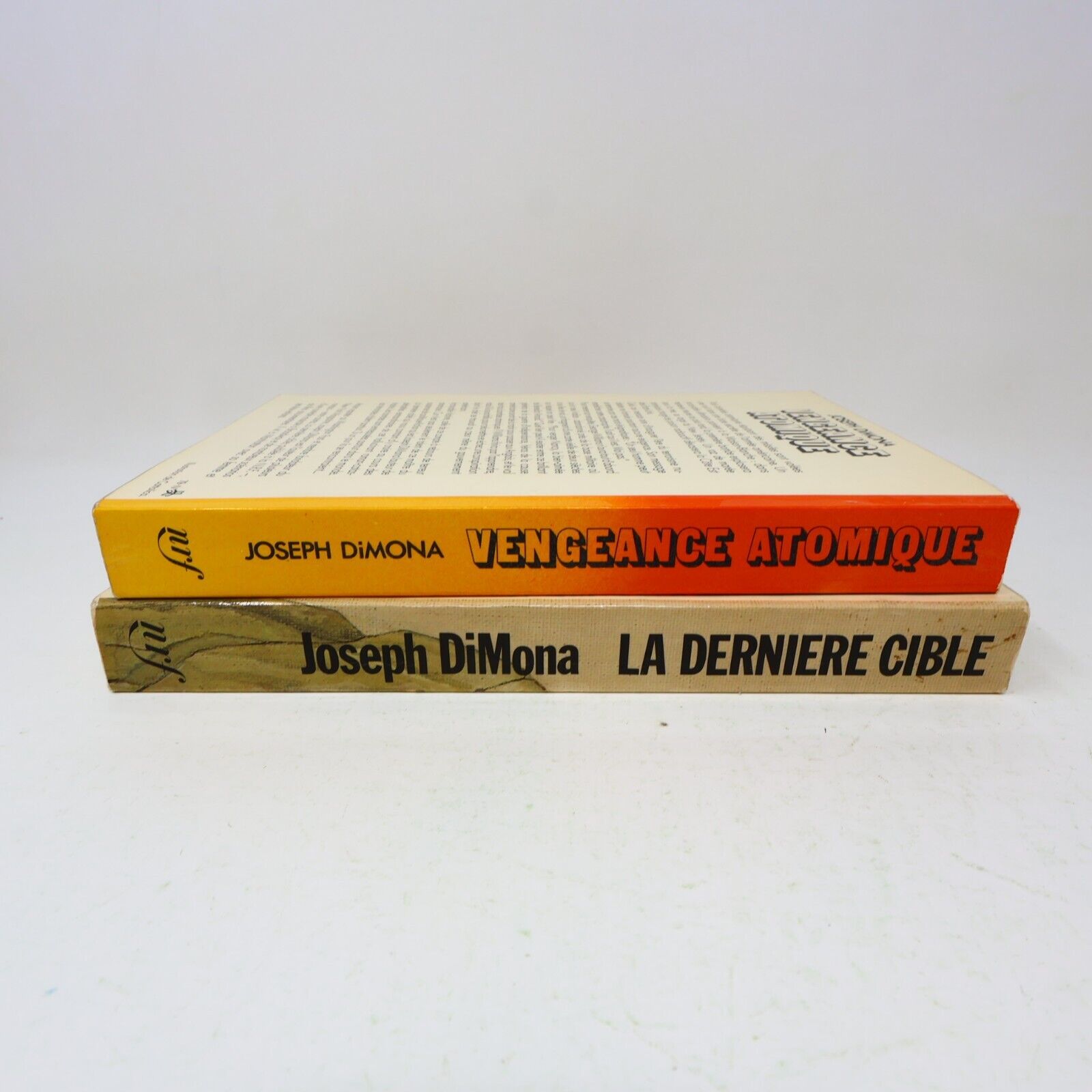 Lot 2 Joseph Dimona nrf La Dernière Cible Vengeance Atomique Livres Français 70s