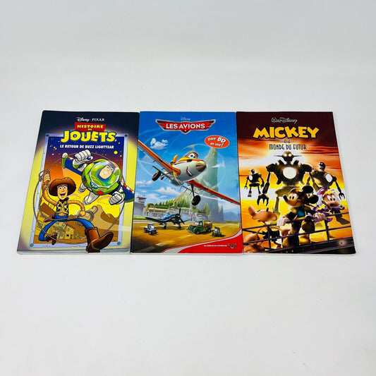 3x BD Disney Histoire de Jouets/Mickey/Les Avions & Université Monstres Français