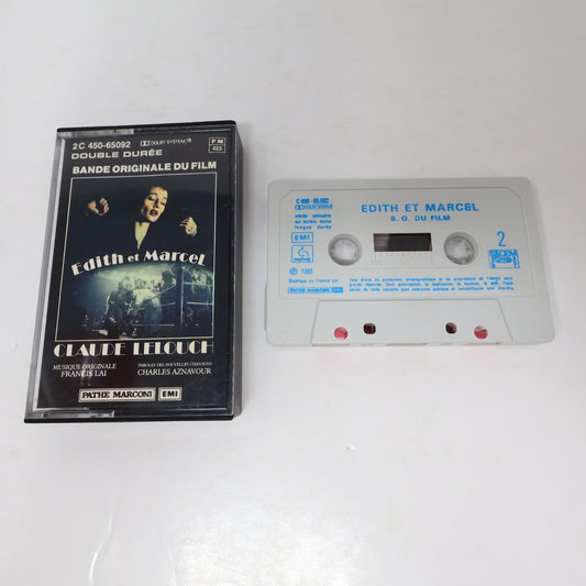 Edith Et Marcel Bande du Film Cassette Claude Lelouch/Francis Lai/Aznavour/Piaf