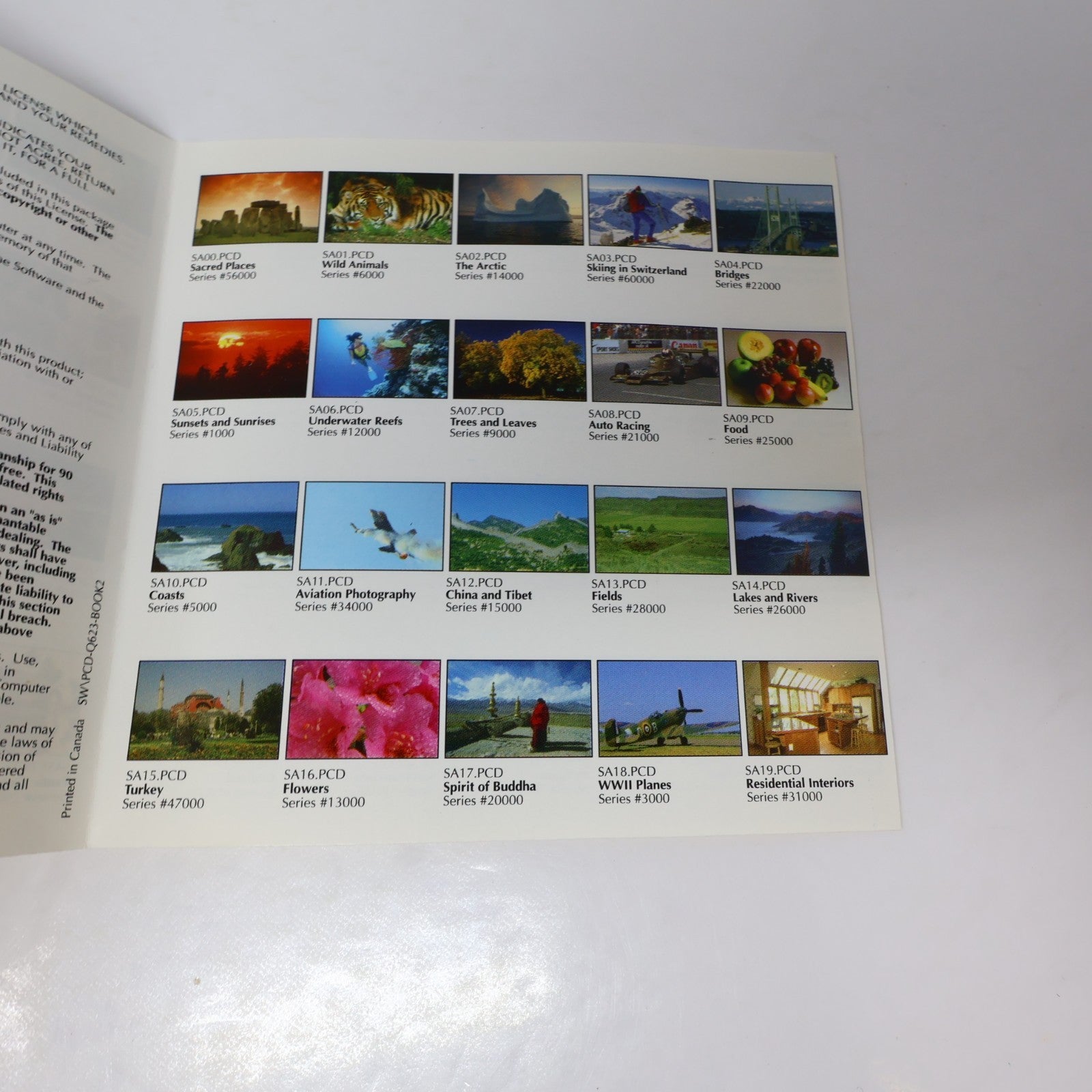 Corel Professional Photo CD-Rom Sampler 1 Limited Ed. For Older Win/Mac OS 1994