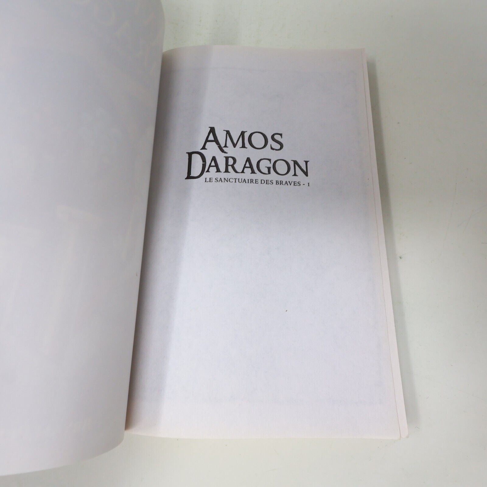 Lot 3 Livres Le Sanctuaire des Braves #1-3 Amos Daragon Bryan Perro Ada French