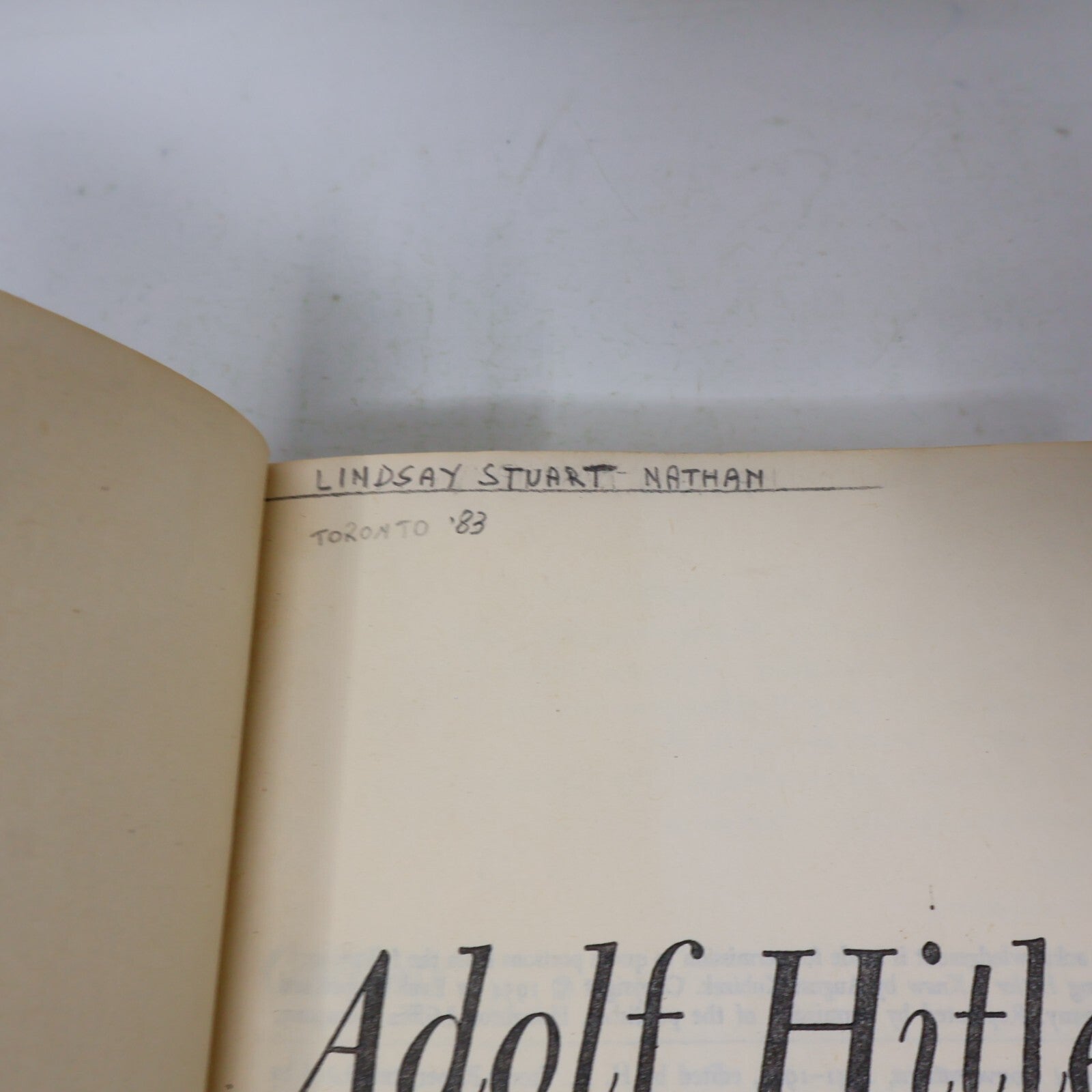 1976 Adolf Hitler Volume 2 John Toland Biography Memoir History Doubleday 70s HC